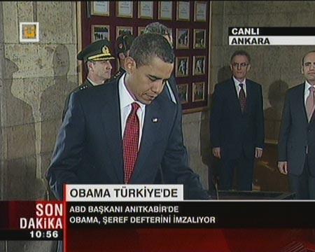 Obama'nın Anıtkabir ziyareti