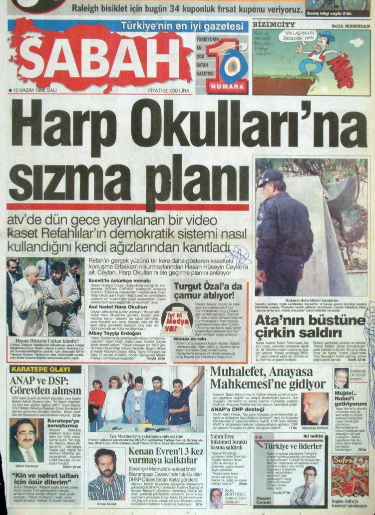 12 Kasım 1996 Sabah
