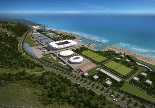 Karadeniz'de 800 bin metrekarelik alan doldurularak Avrupa'nın en modern spor tesisi inşa edilecek. Tesis içinde Trabzonspor'a da 40 bin kişilik dev bir stadyum yapılacak.