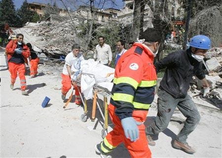 İtalya'dan Deprem Görüntüleri