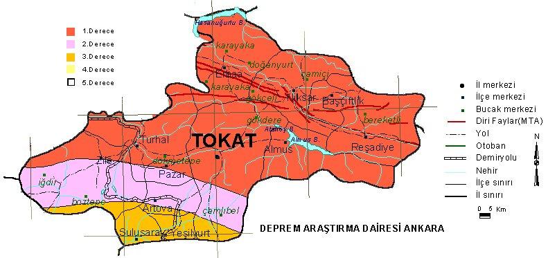 Türkiye'nin tüm illerinde fay hatları bulunuyor ve hemen hemen her il deprem riski ile karşı karşıya. İşte Türkiye'nin il il deprem haritası;