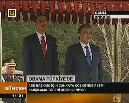 Obama'nın Çankaya Köşkü ziyareti