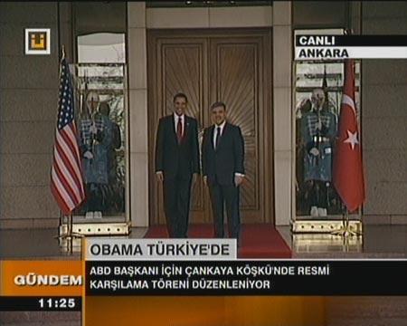 Obama'nın Çankaya Köşkü ziyareti