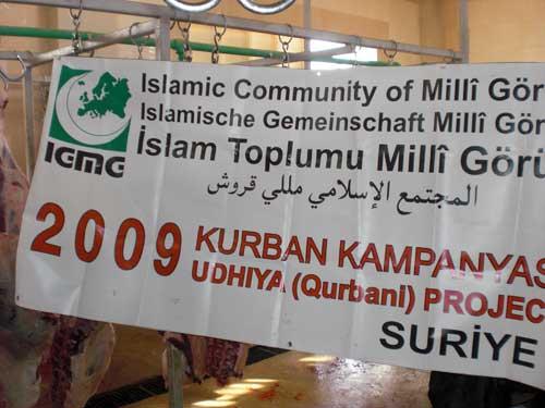 Dumada kurban kesim yeri
