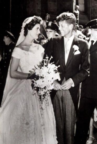 Jacqueline Bouvier & John F Kennedy, 1953
