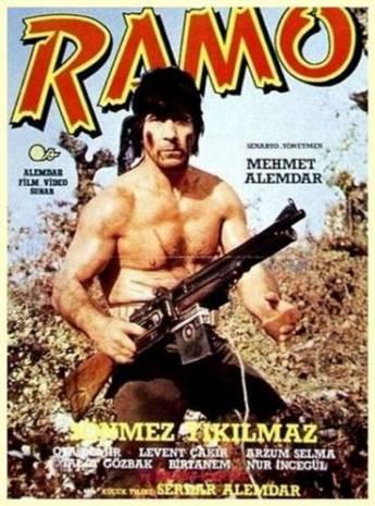 Türk sinemasının en "absürd" örneklerine yer verilen haberde Cüneyt Arkın'ın başrollerini oynadığı "Dünyayı Kurtaran Adam" da var. Hollywood yapımı "Rambo" dan esinlenilerek çekilen "Ramo" da. Haberde Türk versiyonunda Müjdat Gezen'in başrolünü oynadığı "E.T." den bir kareye de yer verildi.