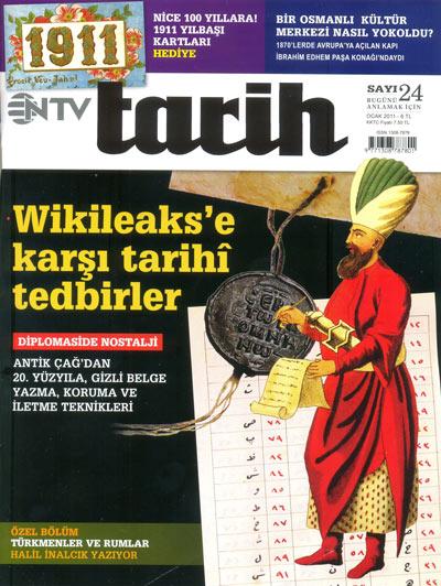 <b>NTV Tarih:</b> Wikileaks belgelerine karşı tarihi tedbirler başlığıyla çıkan dergi, Antik Çağdan günümüze sır tutma, koruma ve gizli belgeleri iletme metotlarını inceliyor.  60. yılında Kore Savaşı ve Türkmenler ve Rumlar başlıkları da derginin diğer dosya konuları. Ayrıca Müslümanların Cumhuriyetin ilanından sonra ilk yılbaşı kutlamasını yaptıkları 1926yı 1927ye bağlayan gece hakkında ilginç fotoğraflar ve belgeler sunuluyor.