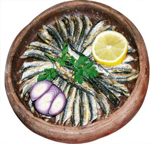 Fırında Hamsi
Malzemeler
800 gr hamsi
4 domates
Karabiber, tuz, limon suyu
1 çorba kaşığı kıyılmış maydanoz
2 adet taze soğan
1 diş sarımsak
2 sivri biber
2 tane defne yaprağı
Yapılışı
Hamsilerin kılçıklarını çıkarın. Bir fırın tepsisine kuyrukları ortaya gelecek şekilde dizin. Soğanları, yeşil biberleri ince ince doğrayın. Domatesleri küp küp doğrayın. Bir kabın içinde doğranmış soğanları, yeşil biberleri, domatesi, kıyılmış maydanozu, 1 diş sarımsağı ve karabiber, tuz, limon suyu ile karıştırın. Hazırlanan bu malzemeyi balıkların üzerine yayın defne yapraklarını üzerine koyarak fırında 10-15 dk pişirin.