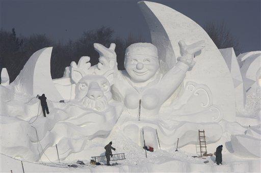 Çin buz festivali başladı