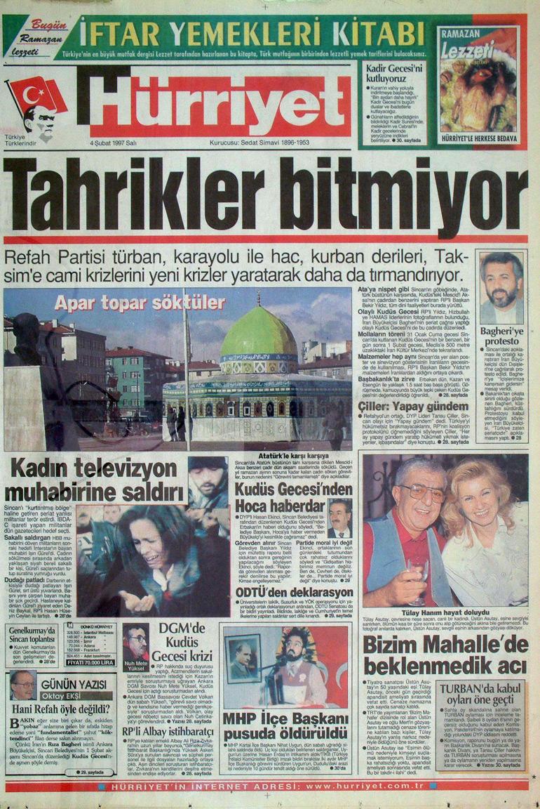 4 Şubat 1997 Hürriyet