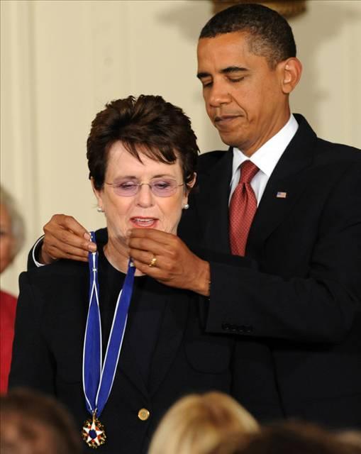 Efsanevi tenisçi Billie Jean King