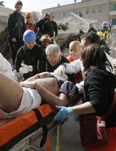 İtalya'dan Deprem Görüntüleri