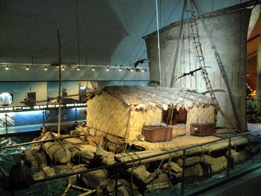 Thor Heyerdahl, Bengt Danielson; Erik Hesselberg; Torstein Raaby; Herman Watzinger, Knut Magne Haugland'dan oluşan ekip, "Kon-Tiki" salıyla 1947'de Güney Amerika'nın batı kıyılarından Tahiti'nin doğusundaki adalara 101 günde 8 bin kilometre süren bir yolculuk yapmış ve 29 Eylül 1947'de Kon-Tiki ile San Francisco'ya ulaşmıştı.