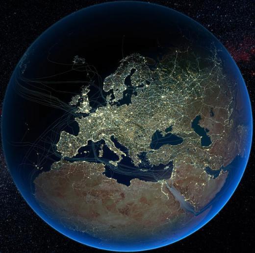 Dünya'nın uzaydan çekilen fotoğraflarına yaratıcı bir bakış açısıyla yaklaşan fotoğrafçı Felix Pharand-Deschenes, hava ve kara trafiğini, küresel internet ağını ve şehirlerin gece görünümleri fotoğraflara yansıttı. 

Fotoğraflar: Felix Pharand-Deschenes / SPL/ Barcroft Media