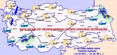 Hava durumu harita