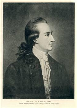 Edebiyatla erken yaşta ilgilenmeye başlaması, annesinin gece anlattığı hikâyeler ve neşeli bir Luther - Protestan aileden aldığı İncil derslerinden ileri gelmiştir. Goethe, evde çok okuduğu için, babası ona yaklaşık 2000 ciltten oluşan bir kitaplık oluşturmuştur. Böylece Goethe daha çocuklukta Dr. Faust’un farklı hikâyelerini öğrenme imkânı bulmuştur