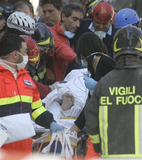 İtalya'dan Deprem Görüntüleri