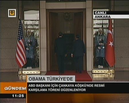 Obama'nın Çankaya Köşkü ziyareti