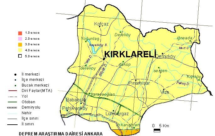 Türkiye'nin tüm illerinde fay hatları bulunuyor ve hemen hemen her il deprem riski ile karşı karşıya. İşte Türkiye'nin il il deprem haritası;