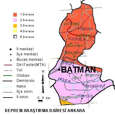 Türkiye'nin tüm illerinde fay hatları bulunuyor ve hemen hemen her il deprem riski ile karşı karşıya. İşte Türkiye'nin il il deprem haritası;