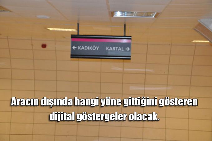 Aracın dışında hangi yöne gittiğini gösteren dijital göstergeler olacak.