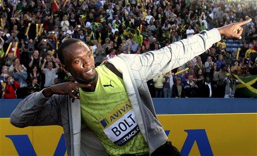 Londra Grand Prix'inde gözler 100 metre finalindeydi. Jamaikalı atlet Usain Bolt ile eski rekortmen Asafa Powell karşı karşıya geldi. Yeni rekor çıkmadı ama Bolt rahat kazandı.