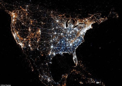 <p> <strong>Kuzey Amerika </strong> <br/><p>

Sahil şeridinde Flickr kullanımı çok yaygın ancak iç kısımlarda ve Kanada'nın kuzeyinde oran azalıyor.