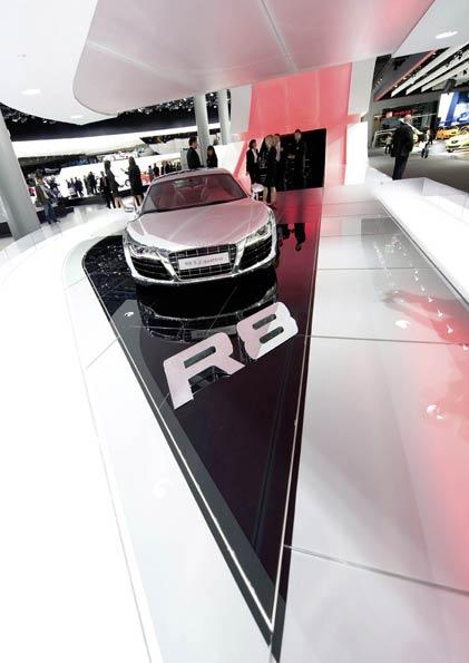 Frankfur Oto Show Audi standı