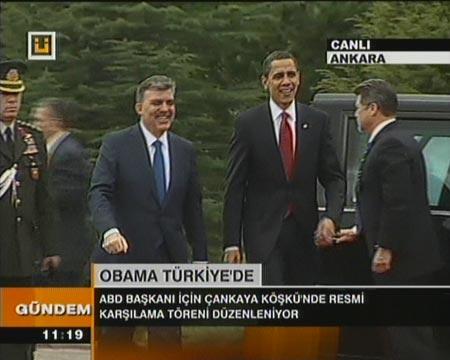 Obama'nın Çankaya Köşkü ziyareti