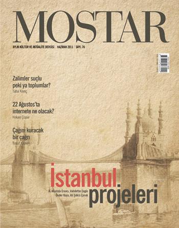 <br /><span style="color: #800000;"><strong><span style="font-size: large;">MOSTAR</span><br /></strong></span><br />Mostar, 2011 Haziran tarihli 76. sayısında yapımının gündeme geldiği dönemde şimdinin “çılgın proje”si ile eşdeğer görülebilecek İstanbul merkezli büyük projeleri gündeme getiriyor. Karadeniz ve Marmara’yı Çatalça-Silivri arasında yapılacak bir kanalla birleştirmesi amaçlanan “Kanal İstanbul Projesi”nin gündeme gelmesi, çeşitli tartışmaları da beraberinde getirdi. “Çılgın Proje” olarak da isimlendirilen proje hakkında olumlu ve olumsuz eleştiriler dile getirilirken tartışmalara konunun tarihsel boyutu da dahil oldu. Yapılan tarih tartışmalarının odak noktasında ise özellikle Osmanlı Devleti yönetiminde İstanbul’a yapımı gündeme gelen çeşitli büyük projeler yer aldı. Mostar’ın “İstanbul Projeleri” başlığıyla hazırladığı dosya da, bu tartışmalara katkı sunmayı hedefliyor. Dosyanın “İstanbul merkezli Osmanlı kanal projeleri” başlıklı yazısında H. Mustafa Eravcı, Osmanlı döneminde yapımı gündeme gelen ve farklı denizleri birleştirmeyi amaçlayan İstanbul merkezli üç projeyi geniş bir perspektifle ele alıyor. Vahdettin Engin, “20. yüzyılın başında yapılan ulaşım projeleri” isimli yazısında, dönemin İstanbul’unda ulaşımı kolaylaştırmak amacıyla tasarlanan çeşitli demiryolu ve tünel projelerini anlatıyor. Önder Kaya, “Batılıların İstanbul’un kent imgesine katkıları” başlıklı yazısında çeşitli Avrupalı büyük şehir planlamacısı, mimar ve mühendislerin İstanbul’a yönelik yaptıkları çalışmalara yer verirken; Ali Şükrü Çoruk ise “İstanbul’un imarı ve Yahya Kemal” isimli makalesinde, İstanbul’un çehresini değiştirmeyi amaçlayan imar faaliyetleri sırasında ortadan kaldırılan tarihî yapılara ve bu yapıların ortadan kaldırılmasına yönelik gelişen tepkileri, tepkilere önderlik eden isimlerden biri olan Yahya Kemal örneği üzerinden değerlendiriyor.<br /><br />Mostar’ın bu ayki söyleşi konuğu Doç. Dr. Okan Yeşilot. “Kırım’ın Türkiye’ye her zamankinden fazla ihtiyacı var” üst başlığı taşıyan söyleşide, Kırım Türklerinin yakın tarihte yaşadığı Rus zulmü ve soykırımının yanı sıra, Kırım Türklerinin karşı karşıya oldukları güncel sorunlar ve Türkiye’ye olan ihtiyaçları derin analizler eşliğinde sunuluyor. Mostar’ın Toplum bölümünde yer alan iki farklı yazı ise güncel tartışmalara dair önemli analizler içermesi sebebiyle ilgiyi hak ediyor. Alper Çeker, “Siyasi dil ve niyet okumak” başlıklı yazısında, toplum olarak sıkça başvurduğumuz “niyet okuma” olgusunun anlamlı bir eylem olup olmadığını sorguluyor. M. Mücahit Küçükyılmaz ise “Modern insanın kasedi çıkmış!” başlıklı yazısında, Türkiye siyasetinin son aylarına damgasını vuran “kaset siyaseti”ni irdeliyor. Küçükyılmaz’ın sözleri dikkat çekici: “Parçalanmış hayatlar ve parçalanmış günahlar yine parçalanmış modern zihinlerde birbirini çoğaltırken, modern insan, elinde kayıt cihazlarıyla kendisini ve çevresini kasete alıyor. Bize de, iğrenme duygusuna kapılmamayı her nasılsa başararak, soğuk siyasal analizler ve kasetlerden hareketle pragmatik projeksiyonlar yapmak düşüyor!”<br /><br />Bu yazıların dışında derginin Gündemden, Görsel Hafıza, Dünya, Çizi-Yorum, Medya, Düşünce, Tarih, Edebiyat, Kitap ve Sinema bölümlerinde yer alan yazılar da zengin içeriğiyle okurun ilgisini bekliyor…<br />