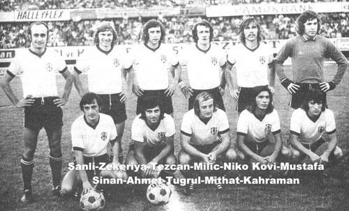 İşte Beşiktaş'ın 1975-1976 yılındaki kadrosu..