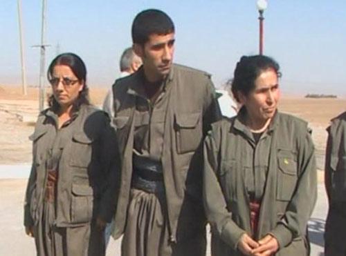 Erbil'e inen PKK'lılar burada Habur'dan gelen gurupla buluştu