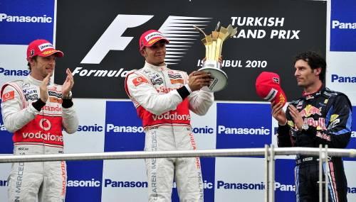 Formula 1 Dünya Şampiyonasında sezonun 7. yarışı olan ve İstanbul Park Pistinde Türkiyenin 6. kez evsahipliği yaptığı Türkiye Grand Prixsini, Mclaren Mercedes ekibinden İngiliz sürücü Lewis Hamilton, 1.28.47.62'lık derecesiyle ilk kez kazanmıştı. Hamilton'ın takım arkadaşı Jenson Button 2., Red Bull Racing takımının Avustralyalı pilotu Mark Webber de 3. olmuştu.