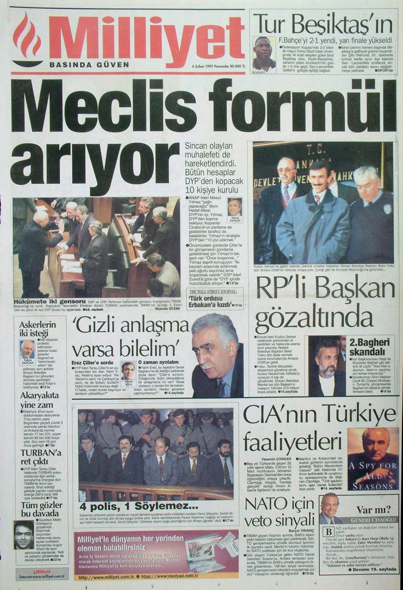 6 Şubat 1997 Milliyet