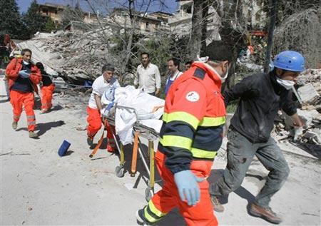 İtalya'dan Deprem Görüntüleri