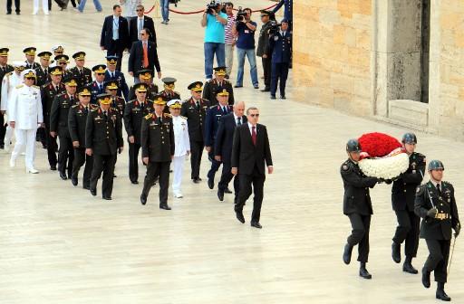 Yüksek Askeri Şura toplantısı Başbakan Erdoğan'ın başkanlığında Genelkurmay Başkanlığı Karargahı'nda başladı. Toplantıda albay ve generallerin terfileri görüşülüyor