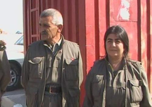 Erbil'e inen PKK'lılar burada Habur'dan gelen gurupla buluştu