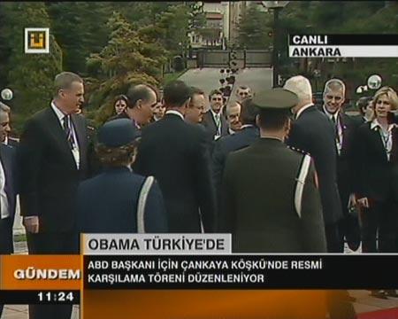 Obama'nın Çankaya Köşkü ziyareti