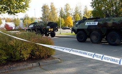 Finlandiya'nın Kauhajoki şehrinde bir meslek okulunda bir öğrencinin düzenlediğ saldırıda ilk belirlemelere göre 9 kişi öldü