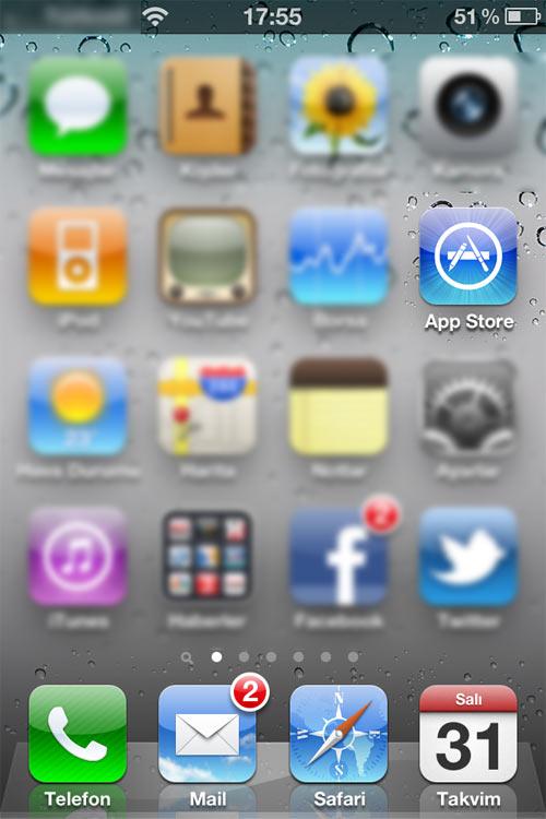iPhone'ununzdan App Store uygulamasını açın.