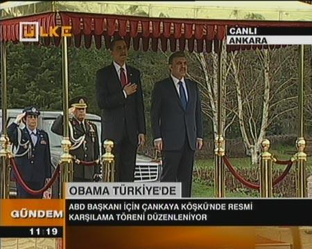 Obama'nın Çankaya Köşkü ziyareti