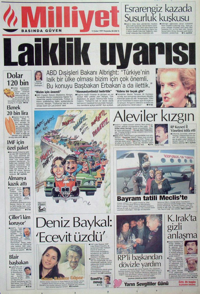 13 Şubat 1997 Milliyet