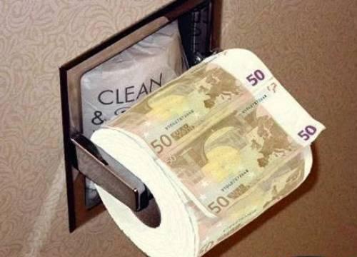 Darphane değil tuvalet kağıdı...