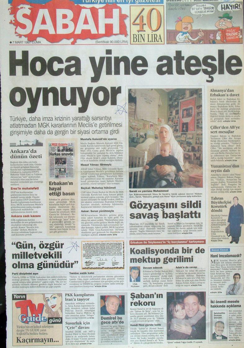 7 Mart 1997 Sabah