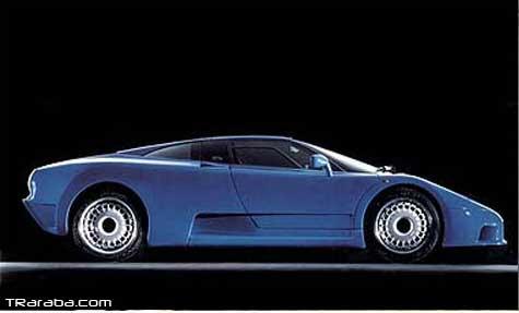 Bugatti EB110 (1992) 344 km/s