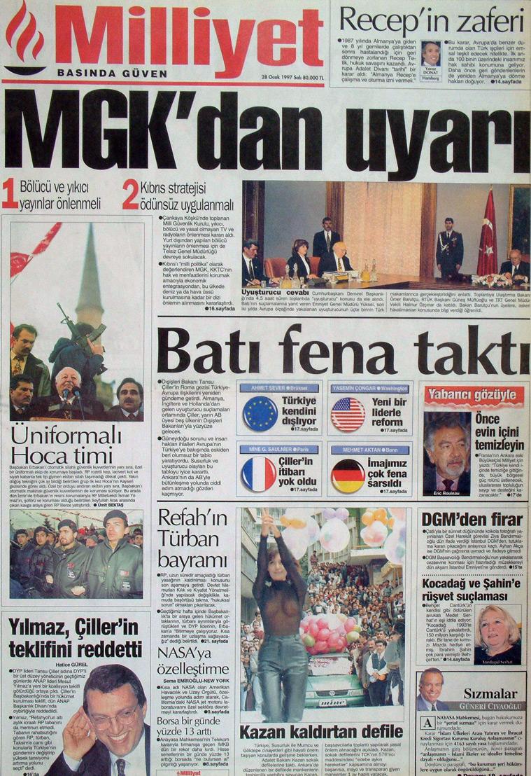 28 Ocak 1997 Milliyet
