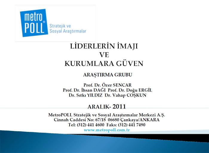 Metropoll, 30 ilde 2606 kişi ile görüşerek yaptığı ankette liderlerin imajı ve kurumlara güveni ölçtü. Halk en çok hangi kuruma güveniyor, en çok hangi lideri beğeniyor?