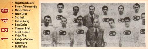 1946 yılında A Milli Takım Formamızı giyen isimler....