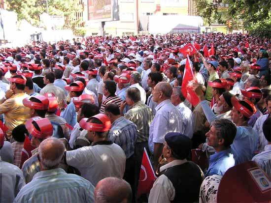 Malatya'daki 'Darbeye Hayır' Mitingi'nden kareler