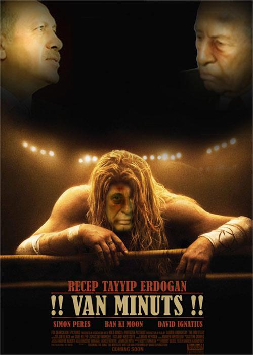 Erdoğan ve Peres film afişi oldu